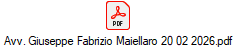 Avv. Giuseppe Fabrizio Maiellaro 20 02 2026.pdf